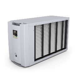 UV air cleaner with plain white background